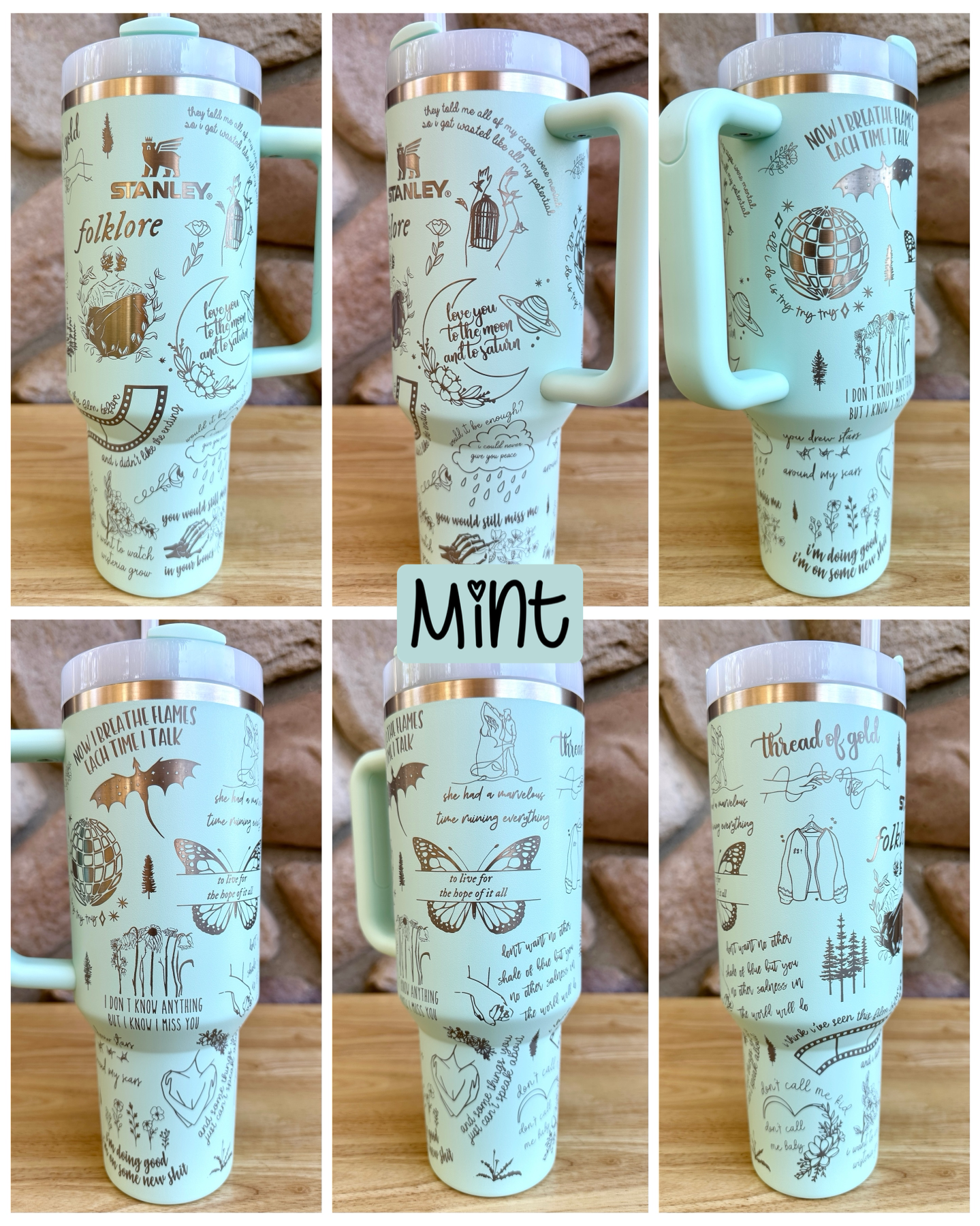 Taylor Swift Folklore - Stanley 40oz Quencher