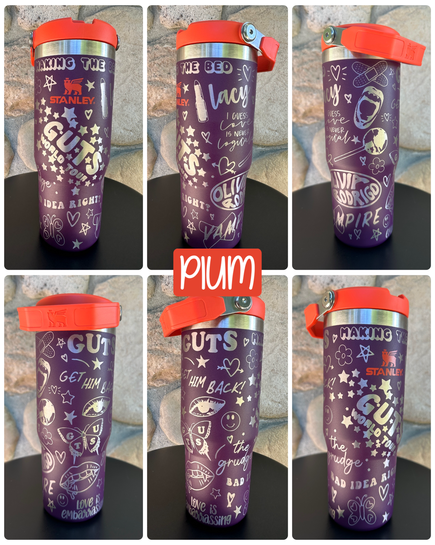 Olivia Rodrigo Guts - Stanley 30oz Flip Straw Tumbler