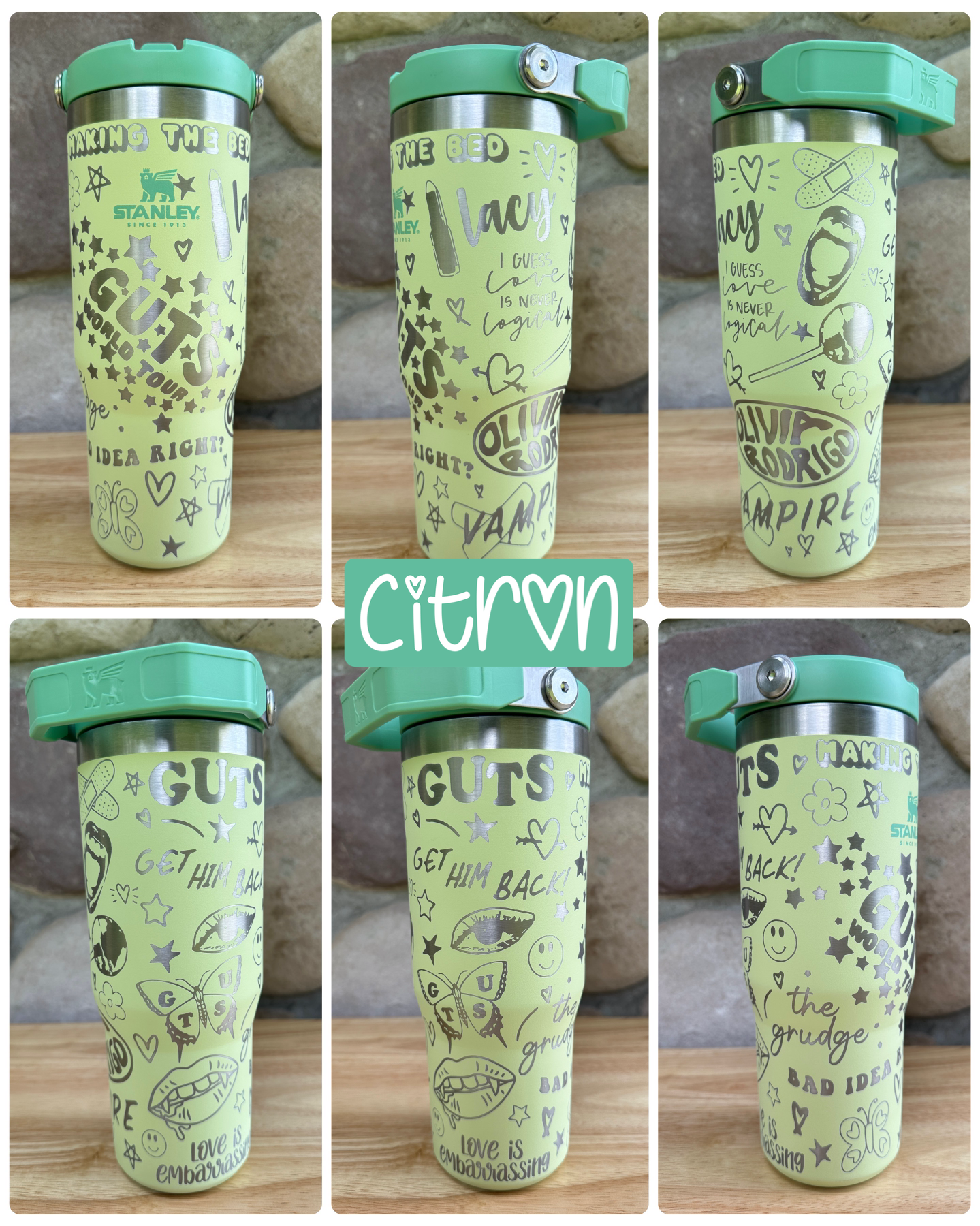 Olivia Rodrigo Guts - Stanley 30oz Flip Straw Tumbler