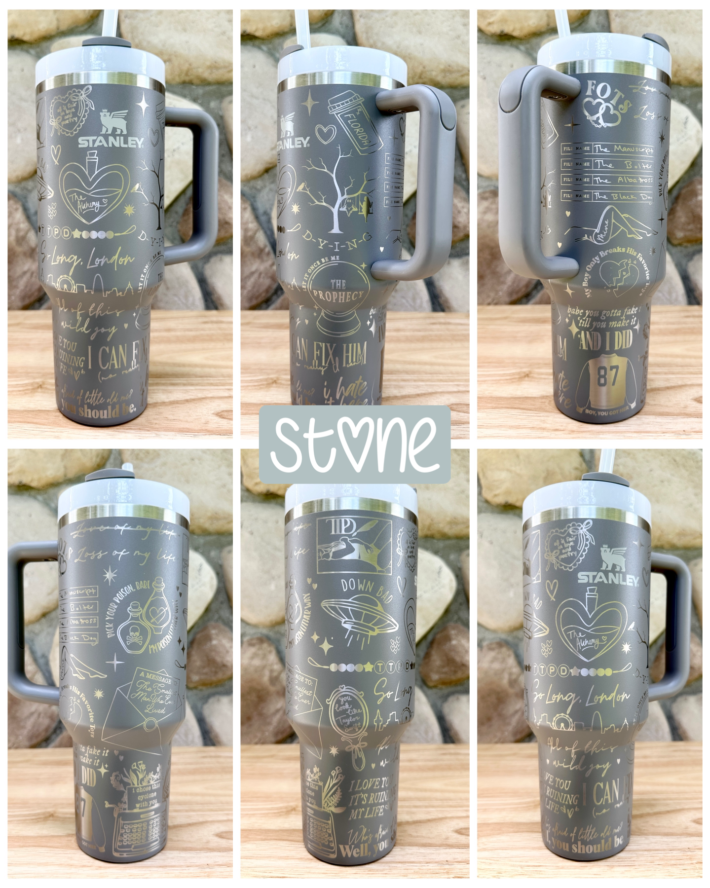 Taylor Swift TTPD - Stanley 40oz Quencher