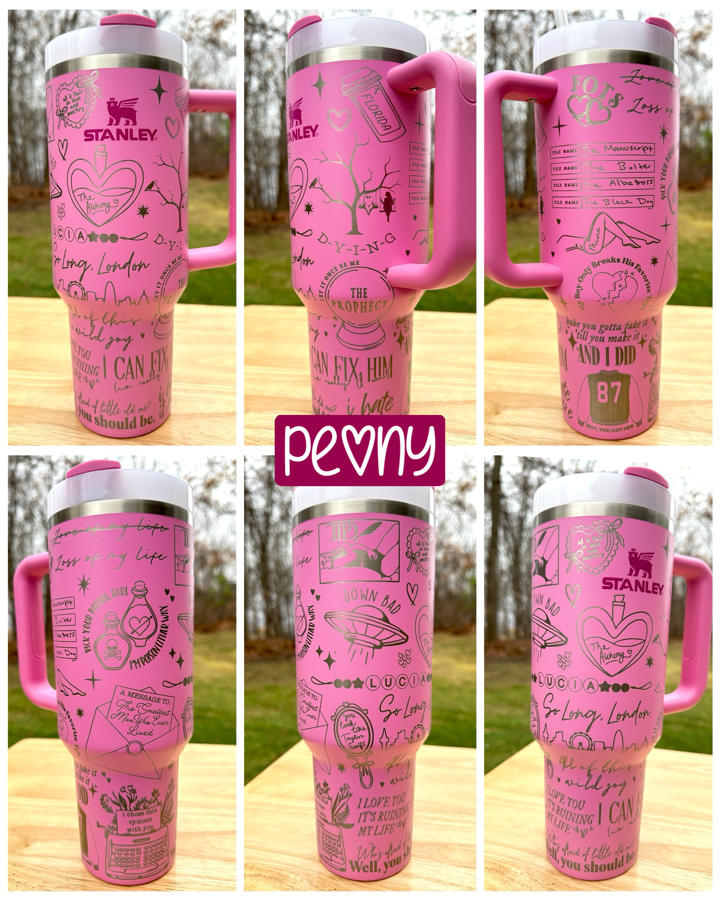 Taylor Swift TTPD - Stanley 40oz Quencher