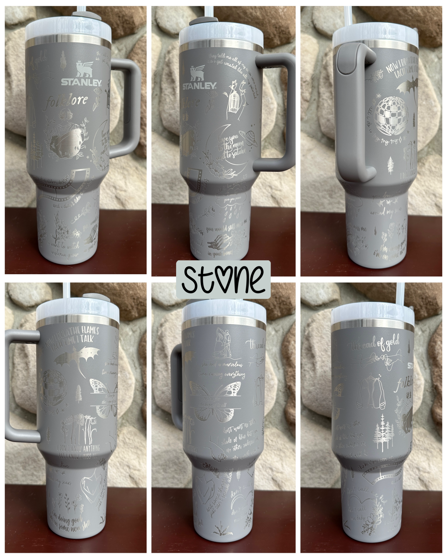 Taylor Swift Folklore - Stanley 40oz Quencher