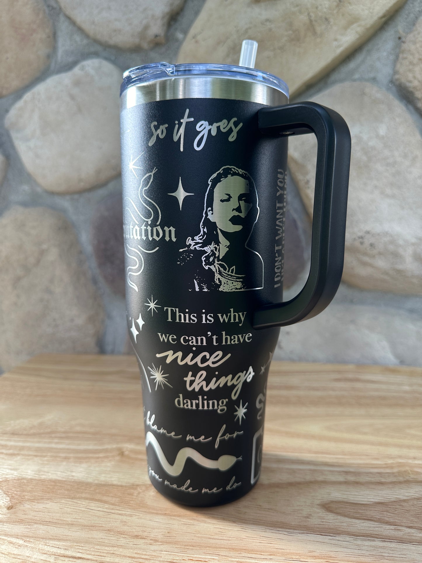 Taylor Swift Reputation - Non-Brand 40oz Tumbler