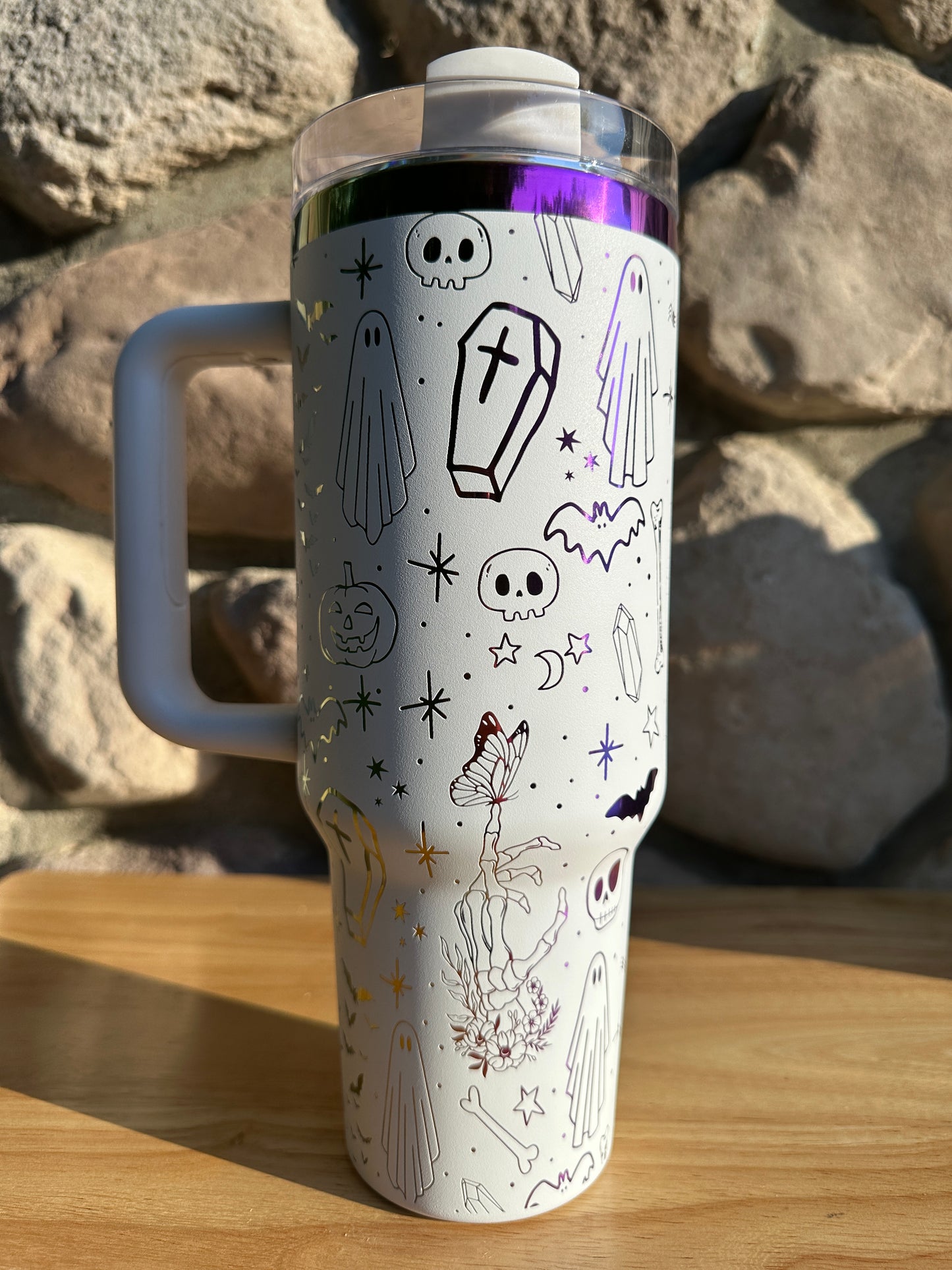 Halloween Doodles - Rainbow Tumbler