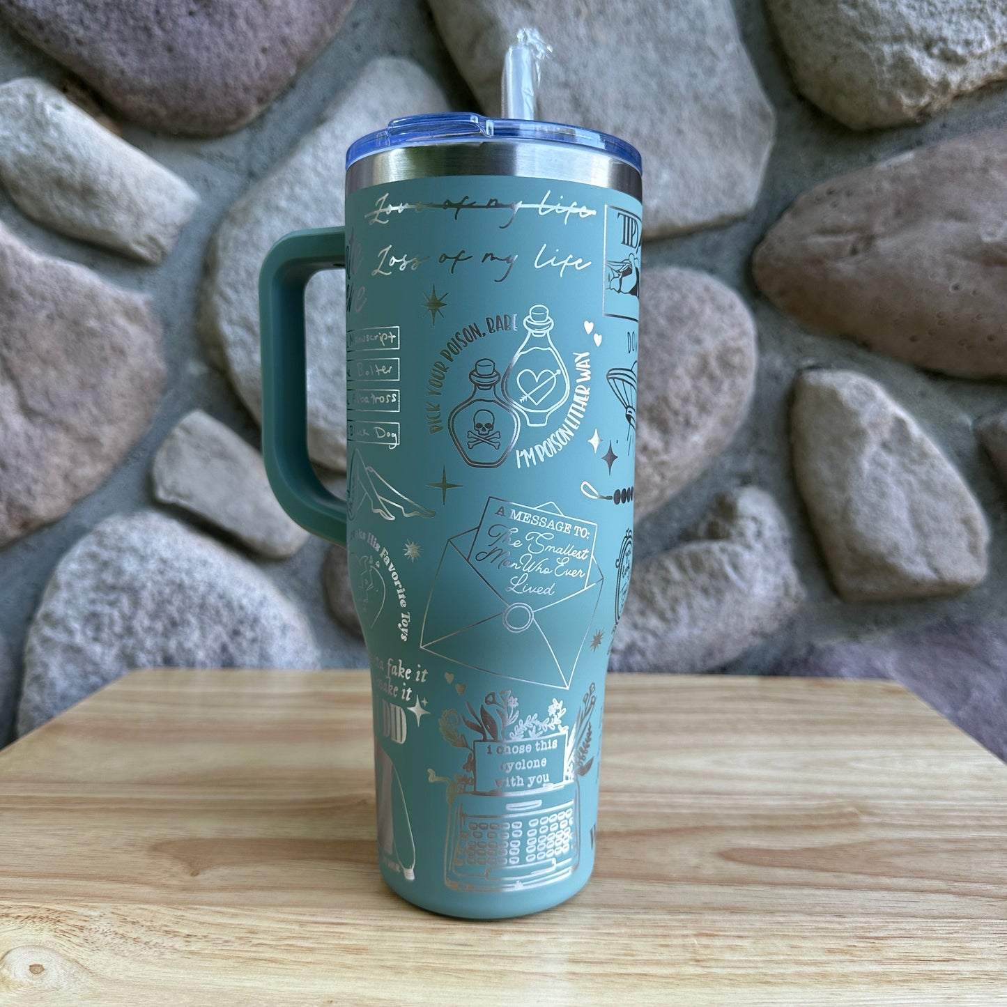 Taylor Swift TTPD - Non-Brand 40oz Tumbler