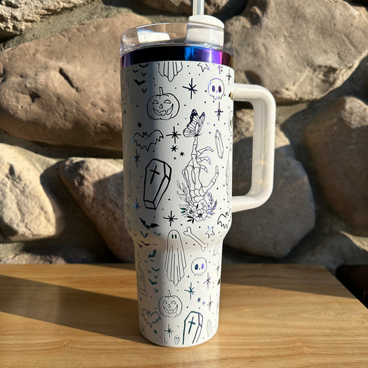 Halloween Doodles - Rainbow Tumbler