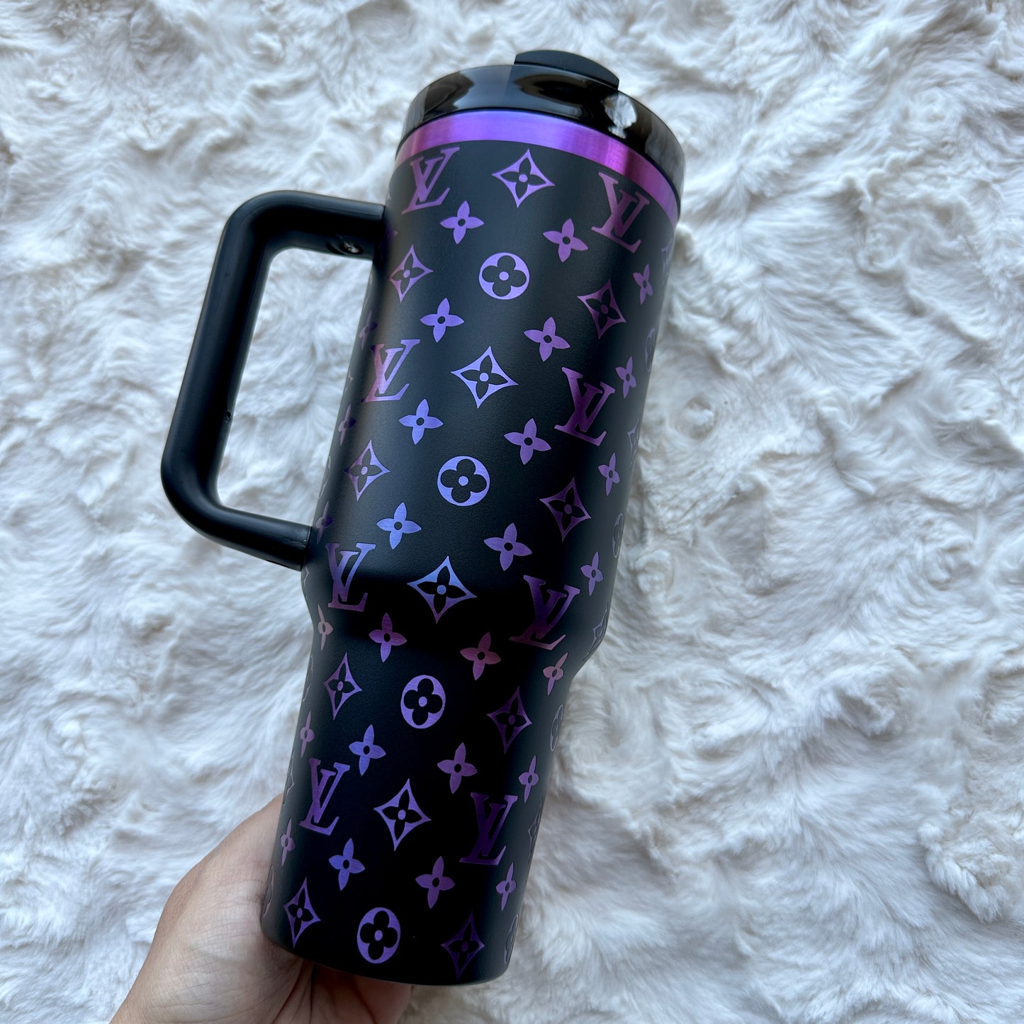 LV Luxury Brand - Rainbow Tumbler
