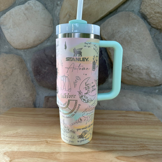 Taylor Swift Folklore - Stanley 40oz Quencher